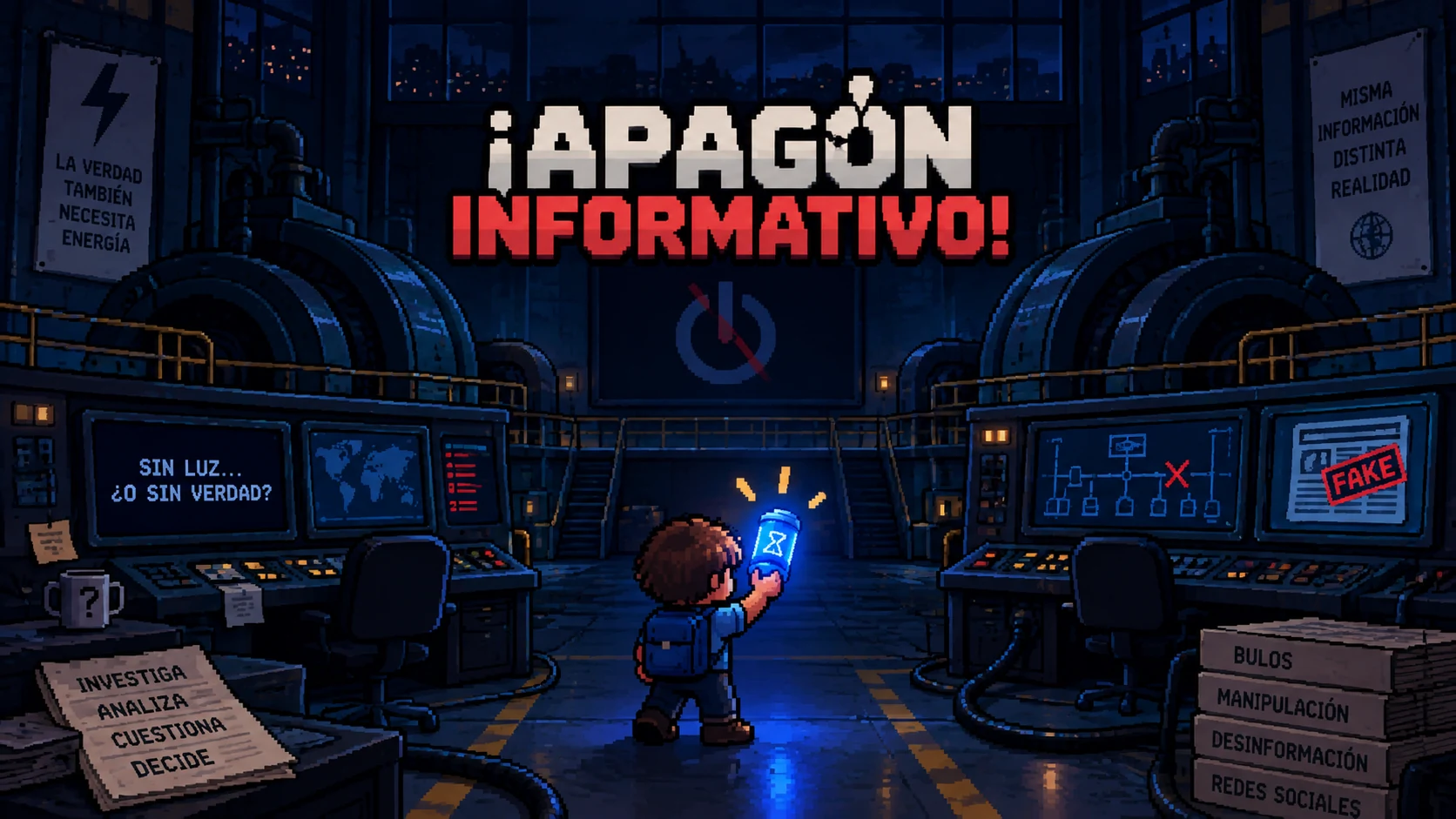 ¡Apagón informativo!, material educativo contra la desinformación